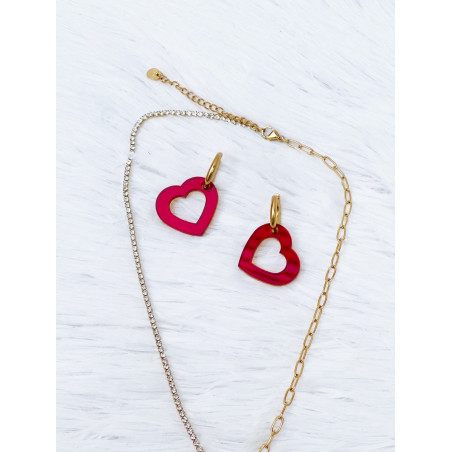 PENDIENTES CORAZÓN HUECO