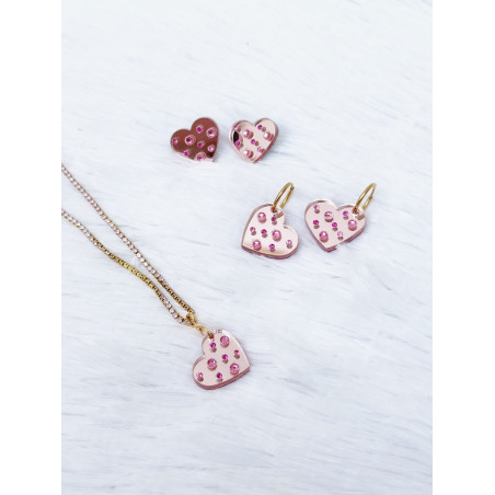 PENDIENTES CORAZÓN MULTI (ARO)