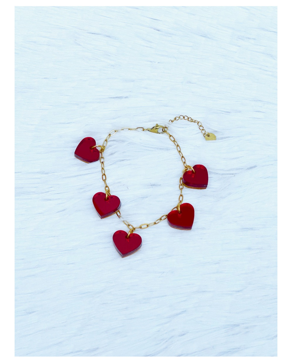 PULSERA 5 CORAZONES