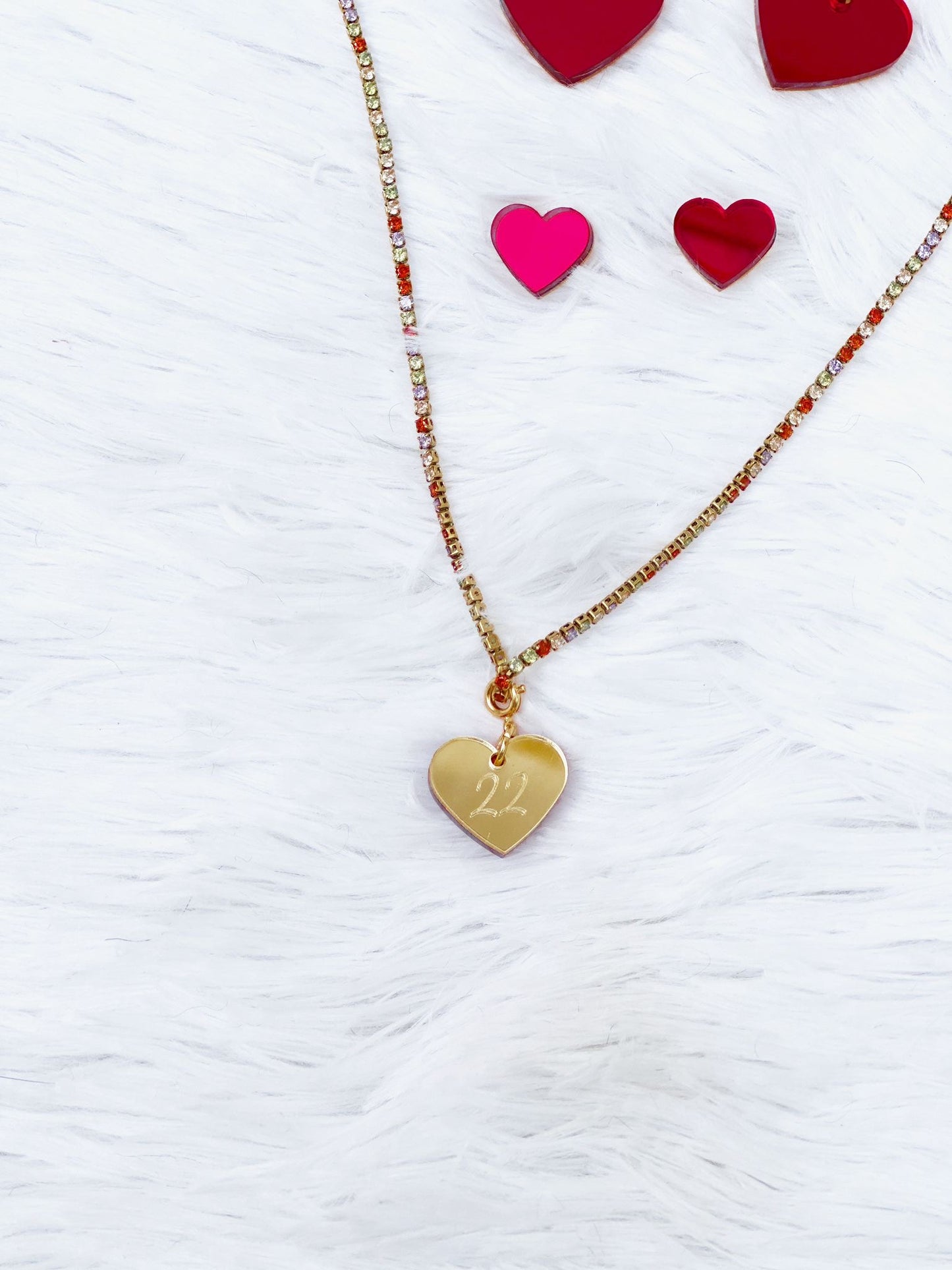 CHARM PERSONALIZABLE CORAZÓN ESPEJO