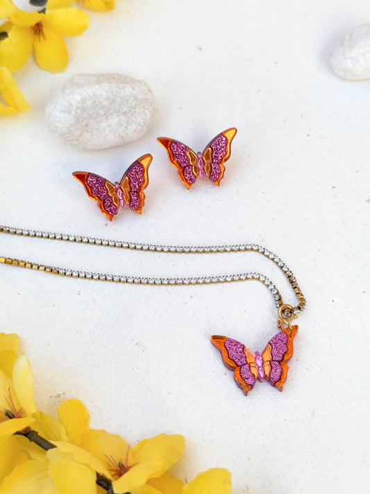 MARIPOSA ROSA (POSTE)